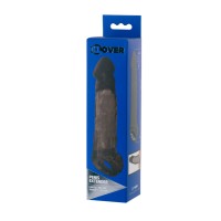 Насадка XLover by TOYFA, для увеличения размера, TPE, черная, 19.5 см