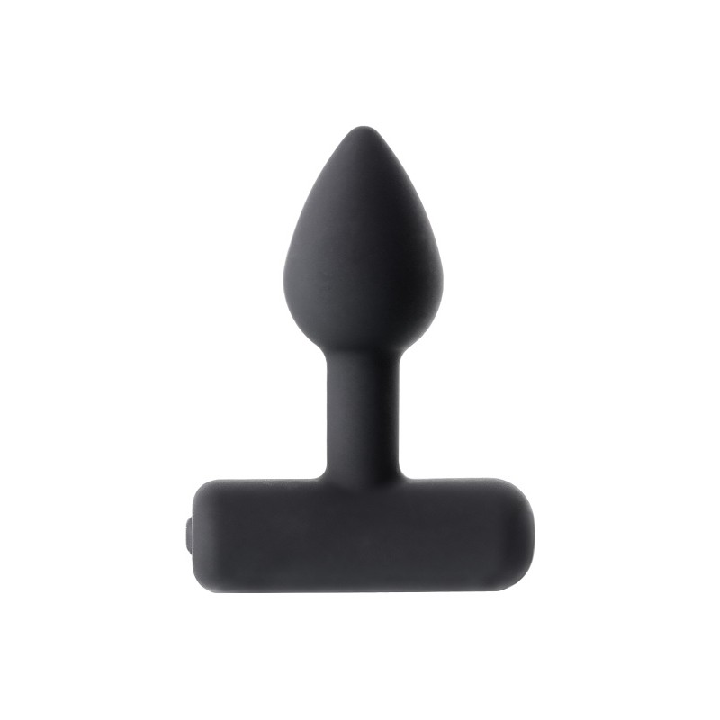 Анальная втулка Erotist SHAFT, силикон, черный, 6,9 см