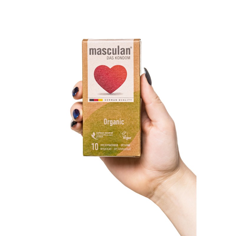 Презервативы masculan  ORGANIC № 10 утонченные, 18,5 см, 5.3 см, 10 шт.