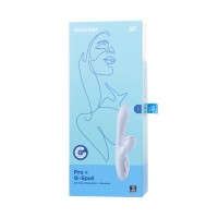 Вибратор Satisfyer Pro+ G-Spot, с вакуум-волновым стимулятором, силикон, белый, 22 см