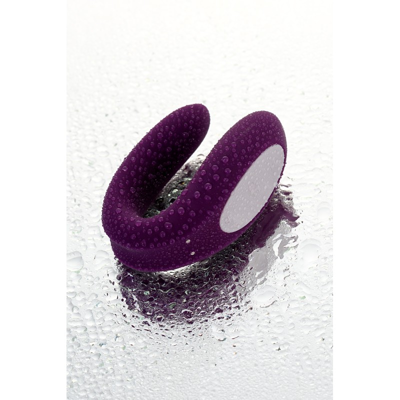 Многофункциональный стимулятор для пар Satisfyer Double Joy Connect App, силикон, фиолетовый, 18 см
