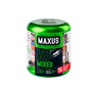 Презервативы Maxus, набор, латекс, железный кейс,15 шт.