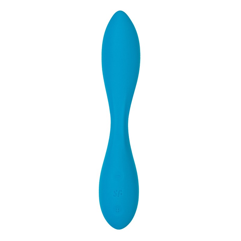 Стимулятор точки G с фиксацией формы Satisfyer G-Spot Flex 1, бирюзовый, 19,5 см