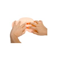 Мастурбатор реалистичный вагина+анус, XISE, TPR, телесный, 20 см.