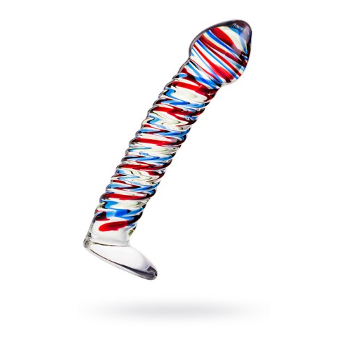 Нереалистичный фаллоимитатор Sexus Glass, стекло, прозрачный, 16,5 см