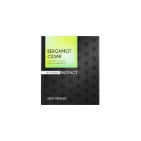 Свеча ароматическая с феромонами  Natural Instinct, кедр, бергамот, 180 гр.
