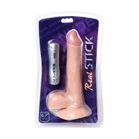 Вибратор RealStick Nude реалистичный, телесный, 17 см