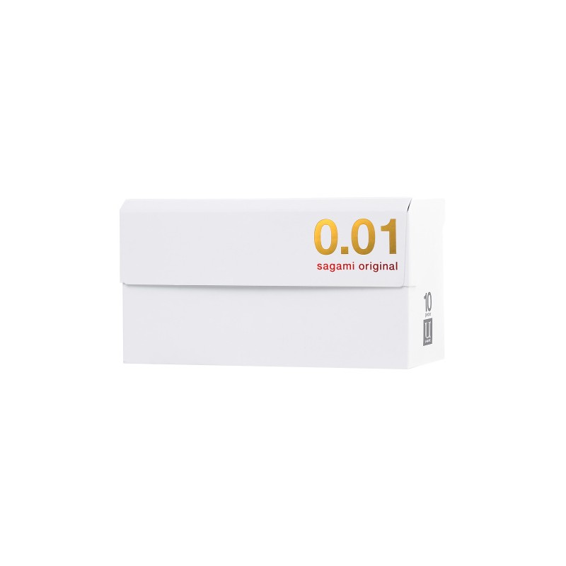 Презервативы Sagami, original 0.01, полиуретан, 17 см, 5,5 см, 10 шт.