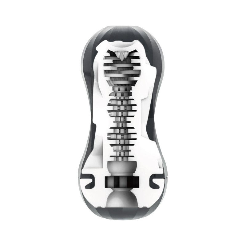 Нереалистичный мастурбатор TENGA Air-Tech Squeeze Strong, TPE, белый, 17 см