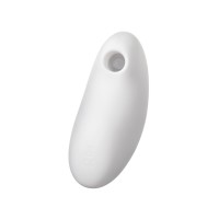 Вакуум-волновой стимулятор клитора с вибрацией Satisfyer Vulva Lover 2, силикон, белый, 11,9 см