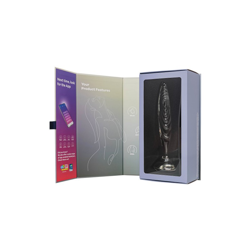 Фаллоимитатор Satisfyer Sparkling, стекло, прозрачный, 21 см