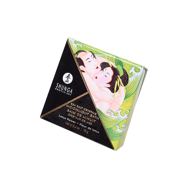 Соль Мёртвого моря Shunga Moonlight Bath "Цветок лотоса" с лечебными свойствами, 75 гр.