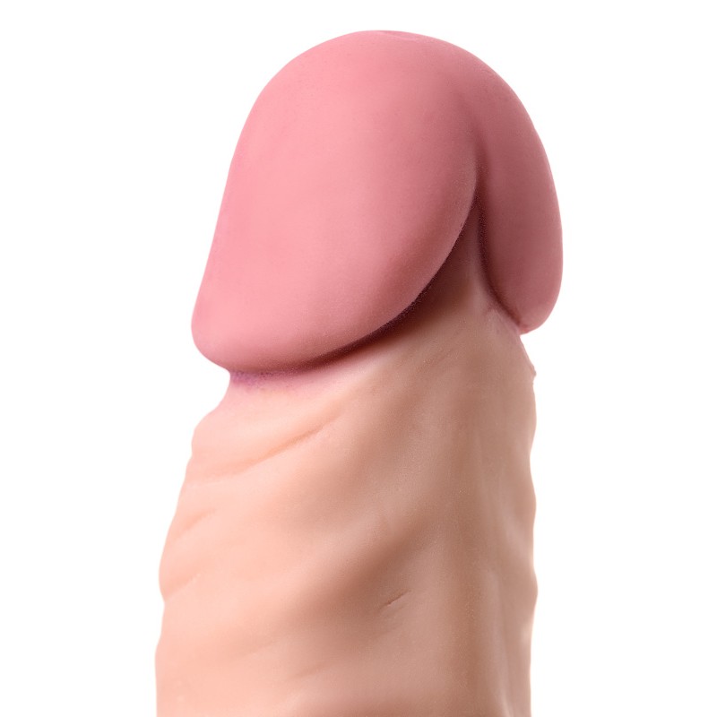 Реалистичный вибратор A-Toys by TOYFA Multi-Speed Nod, TPE, телесный, 20,5 см