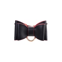 Бондажный набор Toyfa Theatre Bow-tie, PU-кожа, черный