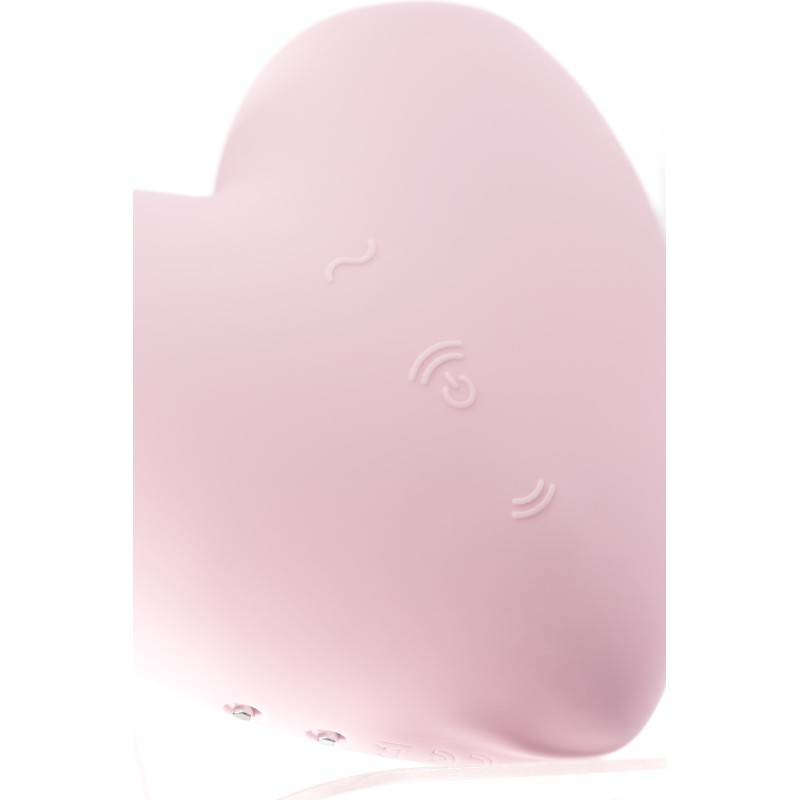 Вакуум-волновой стимулятор клитора с вибрацией Satisfyer Cutie Heart, силикон, розовый, 7,7 см