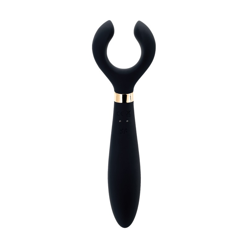 Многофункциональный стимулятор для пар Satisfyer Endless Fun, силикон, чёрный, 23,5 см.