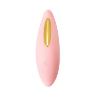 Вакуумный стимулятор Flovetta LILY, силикон, розовый, 13 см