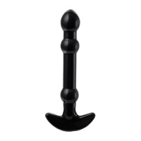 Нереалистичный фаллоимитатор Sexus Glass, стекло, черный, 19 см