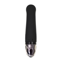 Вибратор Mystim Right on Ron с электростимуляцией, силикон, черный, 16,5 см