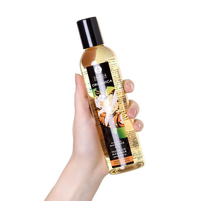 Масло массажное Shunga Organica «Миндальная сладость» (Almond Sweetness), 240 мл