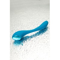 Стимулятор точки G с фиксацией формы Satisfyer G-Spot Flex 5 Connect App, голубой, 19,6 см