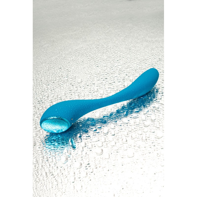 Стимулятор точки G с фиксацией формы Satisfyer G-Spot Flex 5 Connect App, голубой, 19,6 см