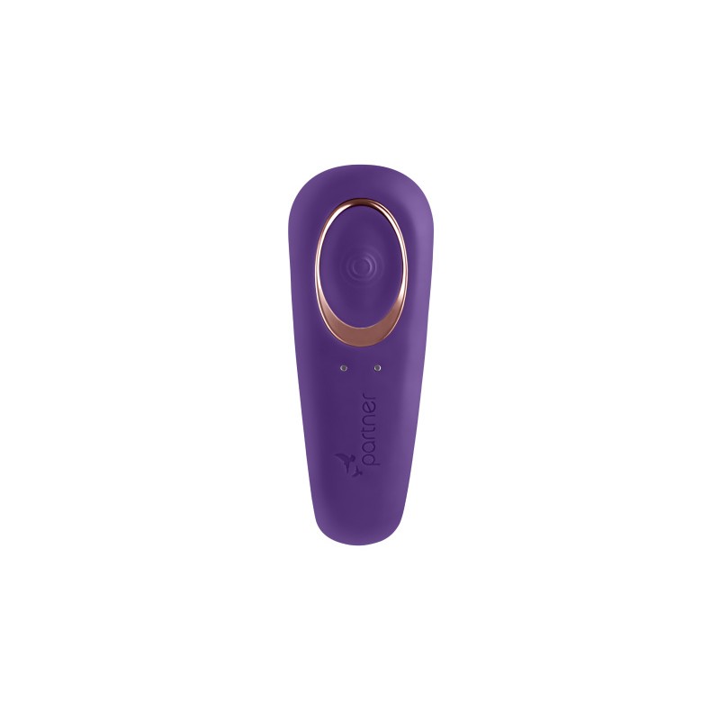 Многофункциональный стимулятор для пар Satisfyer Partner Double Classic, силикон, фиолетовый,18,5 см