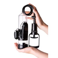 Помпа для пениса A-Toys by TOYFA с вибрацией, PVC, чёрный, 22,8 см