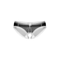 Трусики открытые с рюшами SoftLine Collection, черный, S/M
