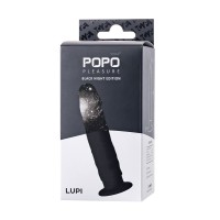 Фаллоимитатор POPO Pleasure by TOYFA Lupi, силикон, черный, 12 см