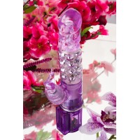 Вибратор с клиторальным стимулятором A-Toys by TOYFA High-Tech fantasy, TPE, фиолетовый, 26,5 см