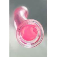 Нереалистичный фаллоимитатор Jelly Dildo L Toyfa Basic, TPE, розовый, 20 см