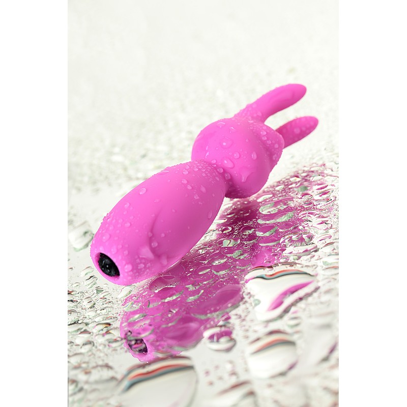 Минивибратор Eromantica PUSS, силикон, розовый, 8,5 см