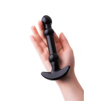 Нереалистичный фаллоимитатор Sexus Glass, стекло, черный, 19 см