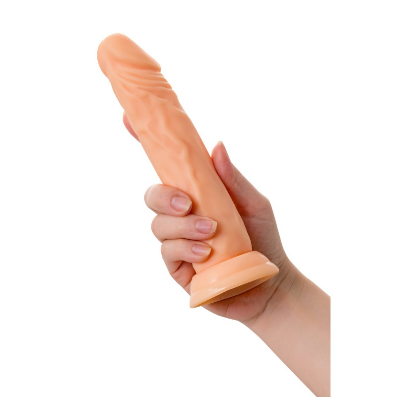 Реалистичный фаллоимитатор A-Toys by TOYFA Toon, TPE, телесный, 20 см