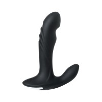 Стимулятор простаты Buckle Rolling, D-PENG, силикон, черный, 17 см