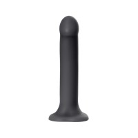 Ремневой нереалистичный страпон на присоске Strap-on-me, XL, силикон, черный, 20 см