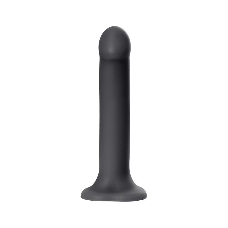 Ремневой нереалистичный страпон на присоске Strap-on-me, XL, силикон, черный, 20 см