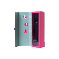 Нереалистичный вибратор Satisfyer Wand-er Woman, ABS пластик, черный, 34 см
