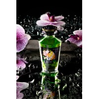 Масло массажное для тела Shunga «Экзотический зеленый чай» (Exotic Green Tea), разогревающее, 100мл.