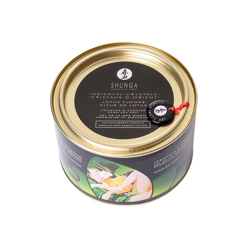 Соль Мёртвого моря для ванны Shunga Oriental Crystals «Цветок лотоса» с лечебным эффектом, 600 гр