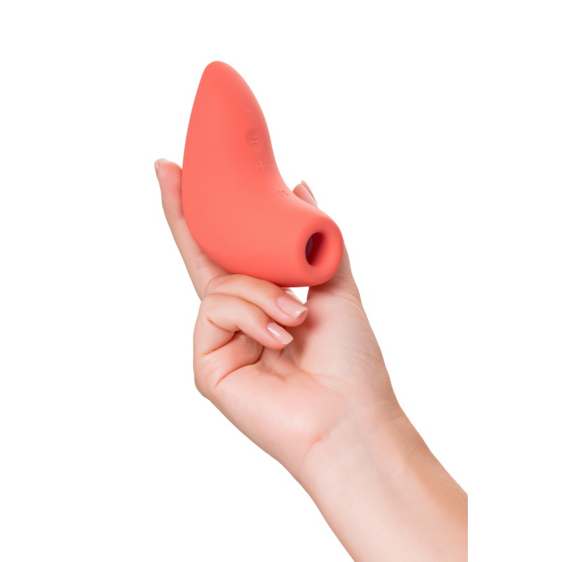 Вакуум-волновой стимулятор клитора Satisfyer Magnetic Deep Pulse, силикон, абрикосовый, 11,6 см