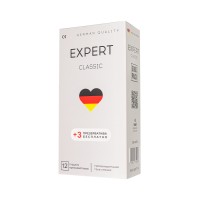 Презервативы EXPERT Classic Germany 12шт +(3 бесплатно)., классические