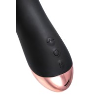 Нереалистичный вибратор WANAME D-SPLASH STREAM, силикон, черный, 21 см