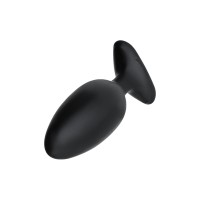 Анальная втулка LOVENSE Hush 2 (M), силикон, черная, 13,5 см