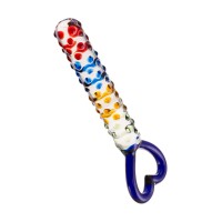 Нереалистичный фаллоимитатор Sexus Glass, стекло, прозрачный, 22,5 см