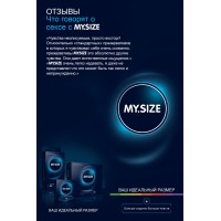 Презервативы My.Size, латекс, 19,3 см, 6 см, 3 шт.