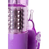 Вибратор с клиторальным стимулятором A-Toys by TOYFA High-Tech fantasy, TPE, фиолетовый, 22,4 см