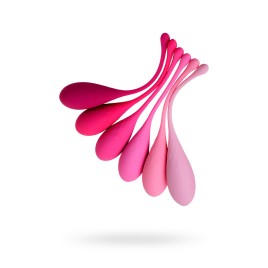 Набор вагинальных шариков Eromantica K-ROSE, силикон, розовый, 6 шт