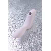 Вакуумный стимулятор клитора с вибрацией Satisfyer Curvy Trinity 2, сиреневый, 17,4 см